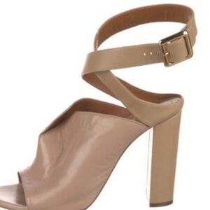 Chloé Beige The Perfect Open Toe Heeled Sandals Size 39